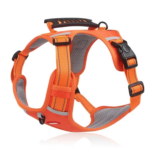 Pet Dog Harness No-Pull with 2 Leash Clips Adjustable Vest Easy Control Handle - Picture 5 of 12
