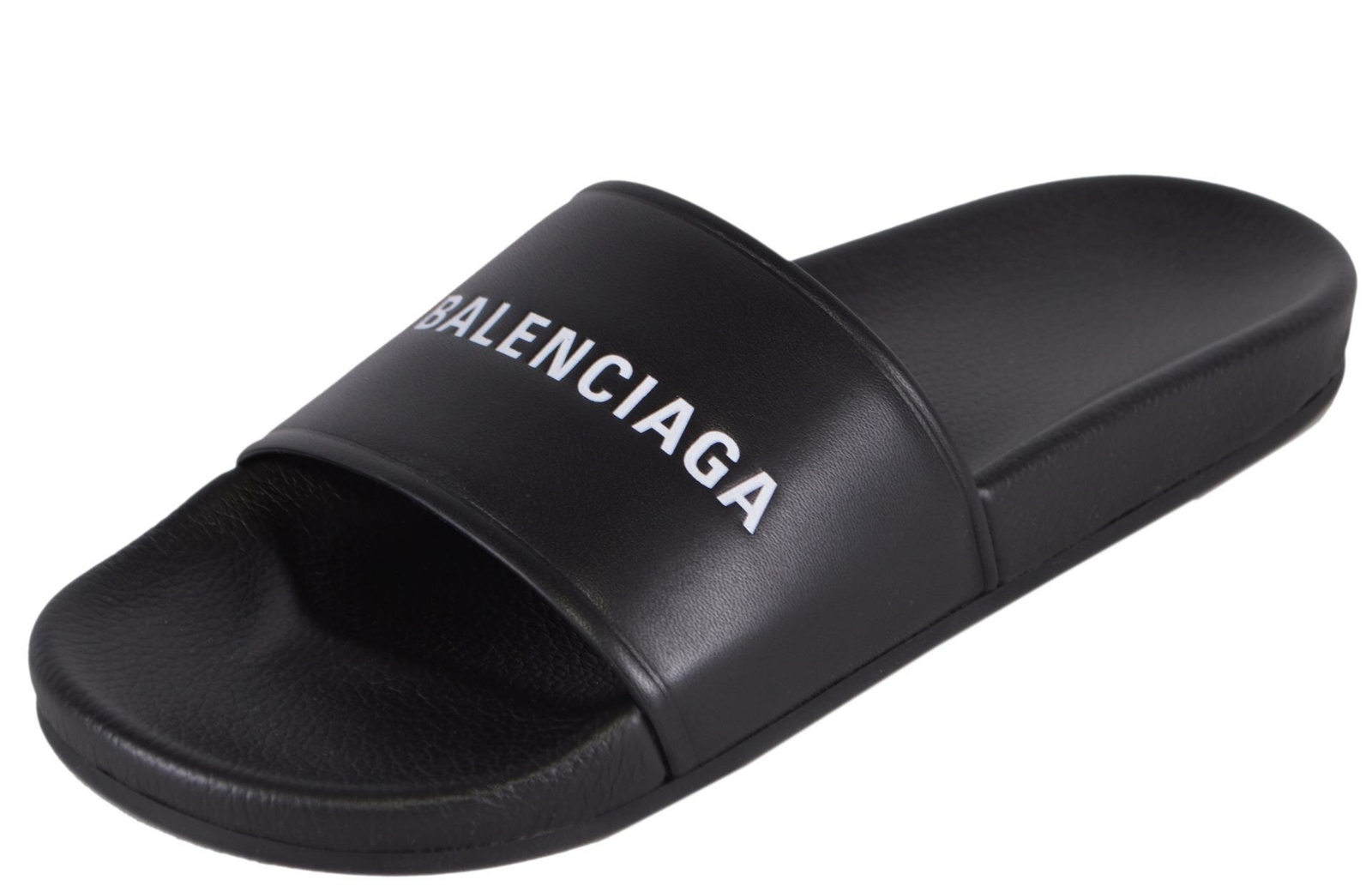 Balenciaga Pool Slide Black White Mens  565826 W1S80 1006  US