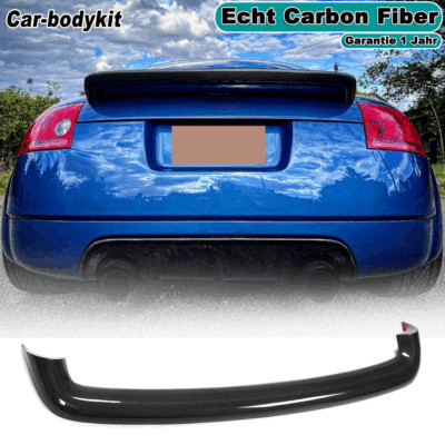 Carbon Fiber Rear Spoiler Lip Fits Audi TT 8N Spoiler Rear Wing Roof Spoiler V6