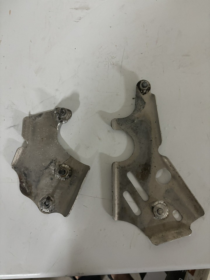 2002 02 Suzuki RM125 RM 125 Carbon Fiber Frame Guards eBay