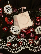 Amy Lynn Embroidered Cami dress size 8