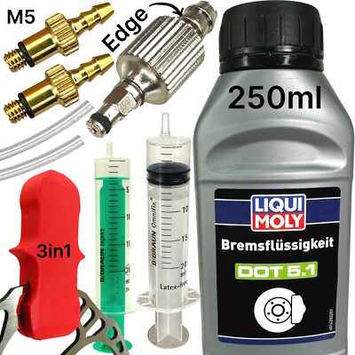 250ml DOT 5.1+ Scheibenbremsen Service Kit ÖL Set Sram Edge Avid Entlüftungskit