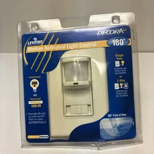 Leviton Decora Motion Activated Light Control Switch - PR150-1LA White - 500W
