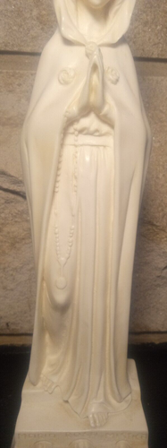 Maria Rosa Mystica Fontanelle Montichiari Virgen María Santa Estatua de resina Italia - Imagen 3 de 6