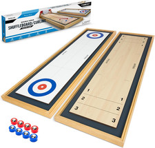 Shuffleboard and Curling 2 in 1 Tabletop Board Game