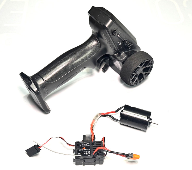 Losi Nascar Grom Radio Transmitter SLT2 & 25A ESC / Receiver Spektrum Motor 68