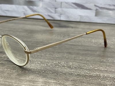 Randolph Engineering RE 801 Gold Tone Vintage EYEGLASSES FRAMES 46