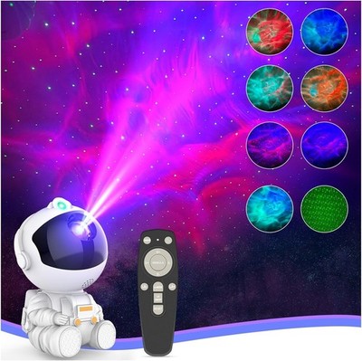 Astronaut Galaxy Star Projector Night Light LED Nebula Lamp Bedroom Decor