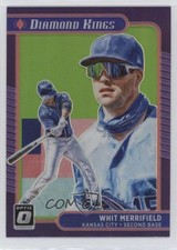 2021 Panini Donruss Optic Diamond Kings Lime Green Prizm Whit Merrifield #9 1fa0