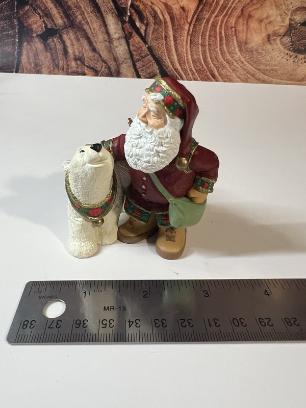 Hallmark Christmas Ornament Santa’s Polar Friend 1997 Multi-Color Unisex