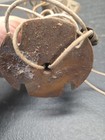 Antique Cast Metal Canopy & Light Part — photo 3