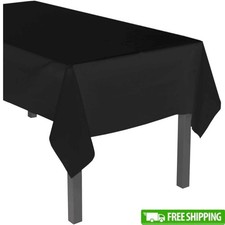 Heavy Duty Plastic Table Cover Catering Weddings Picnics Buffets Clean Up New