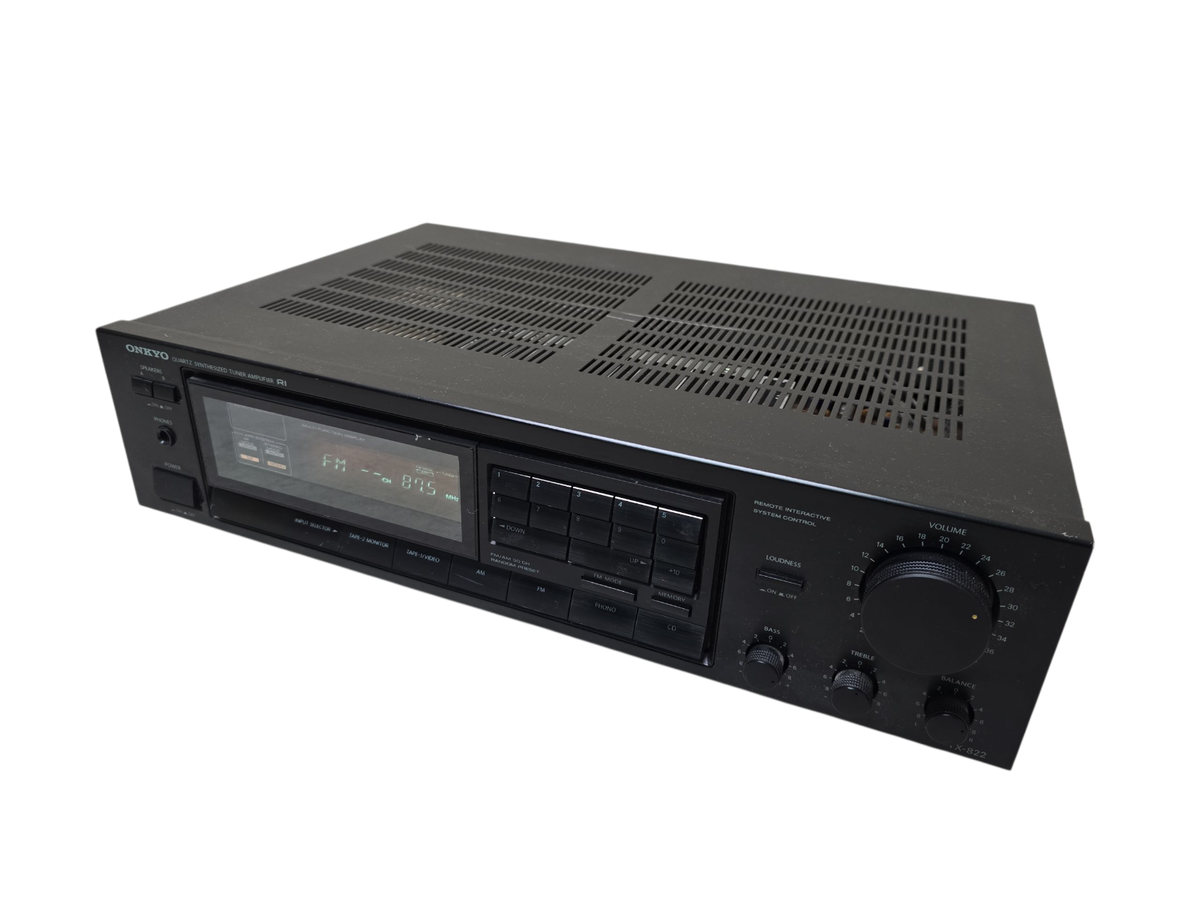 Vintage Onkyo TX-822 Quartz Synthesized Tuner Amplifier Tested | eBay