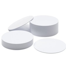 12pcs NFC Tags NTAG215 NFC Coins Rewritable White NFC Tag Round 30mm