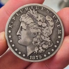 1879-CC #1 F fine key date Morgan Silver Dollar vapq