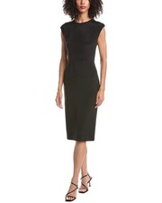 Valentino Wool & Silk-Blend Mini Dress Women's Black 38
