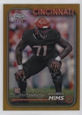 2024 Topps Chrome Rookies Gold Refractor 48/50 Amarius Mims #271 nd3