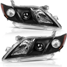Black Housing Projector Headlights assembly 2007 2008 2009 Toyota Camry