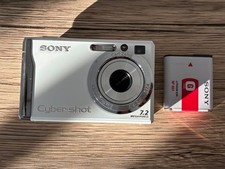 Sony Cyber-shot DSC-W80 fotocamera digitale compatta bianca dal Giappone