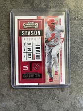 2020 PANINI CONTENDERS BASEBALL SHOHEI OHTANI SEASON TICKET CARD #35