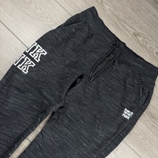 Victorias Secret Pink Women s Drawstring Sweatpants Joggers Dark Grey Large