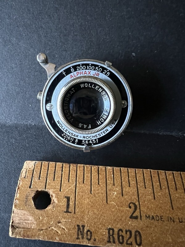 Wollensak Velostigmat Alphax JR F4.5 Lens