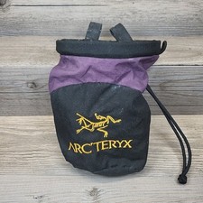 Arc'teryx Carabiner Climbing Chalk Bag Rare Purple Black Made In Canada USED