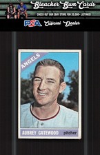 1966 Topps 42 Aubrey Gatewood Creased