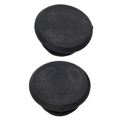 2X Fahrrad Lenker Stopfen MTB Trekking Bike End Kappen Kunstoff Bar Cap Schwarz