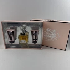 Juicy Couture Eau de Perfume 3.4oz 3 Pcs Gift Set Body Sorbet Frothy Shower Gel