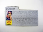 GI Joe Strato Viper File Card Vintage Action Figure Accessory Part 1986