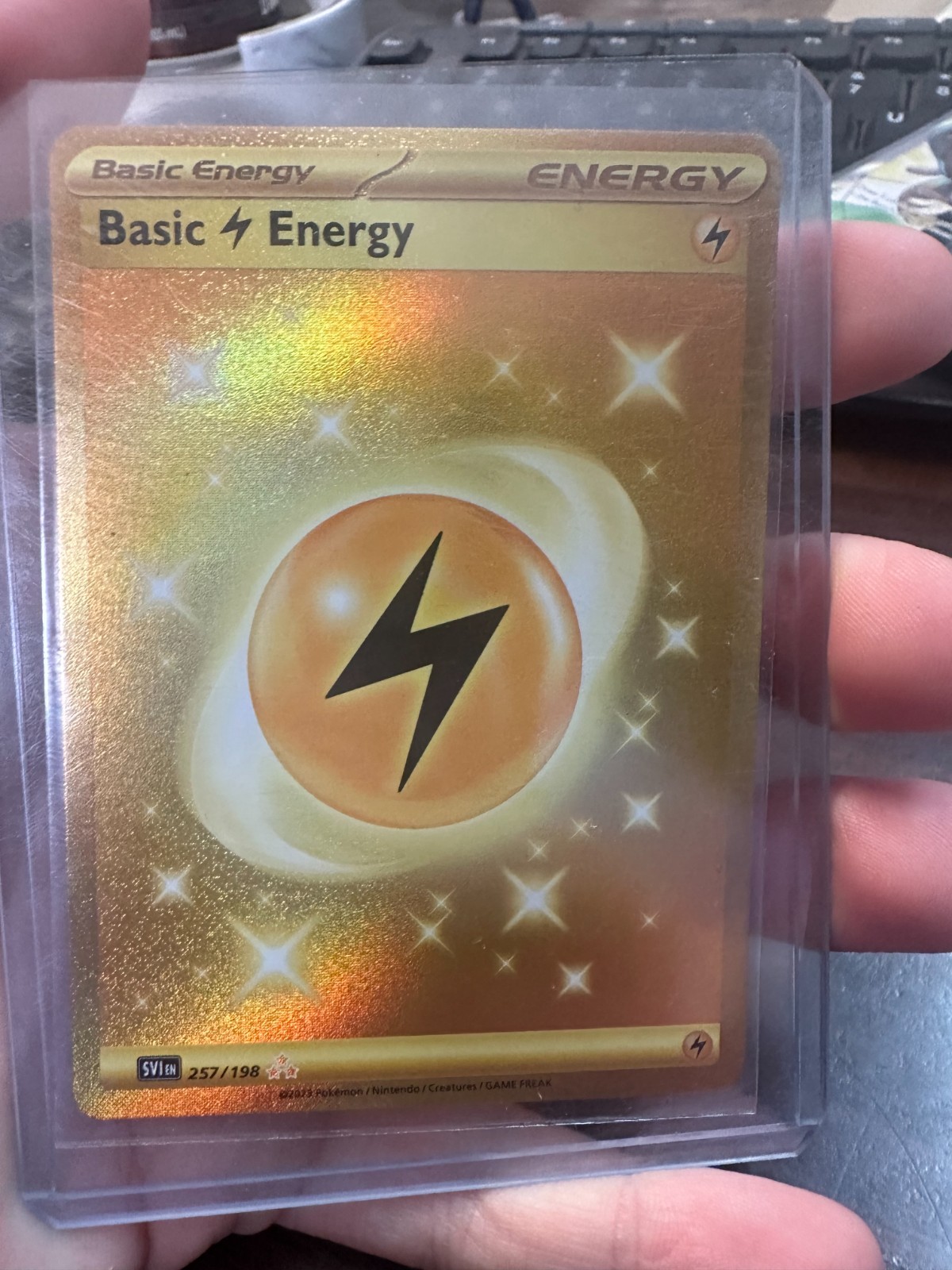 Basic Lightning Energy - 257/198 - Scarlet & Violet - Pokemon TCG - NM