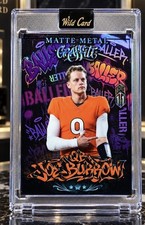 2026 Matte Metal Graffiti Joe Burrow True 1/1 'Baller' SP National Excl Non-Auto