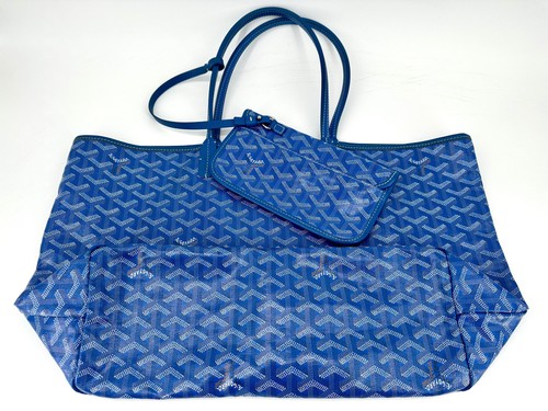 Sac cabas Goyard Saint Louis PM en toile Goyardine et cuir, avec une pochette i - Photo 3/14