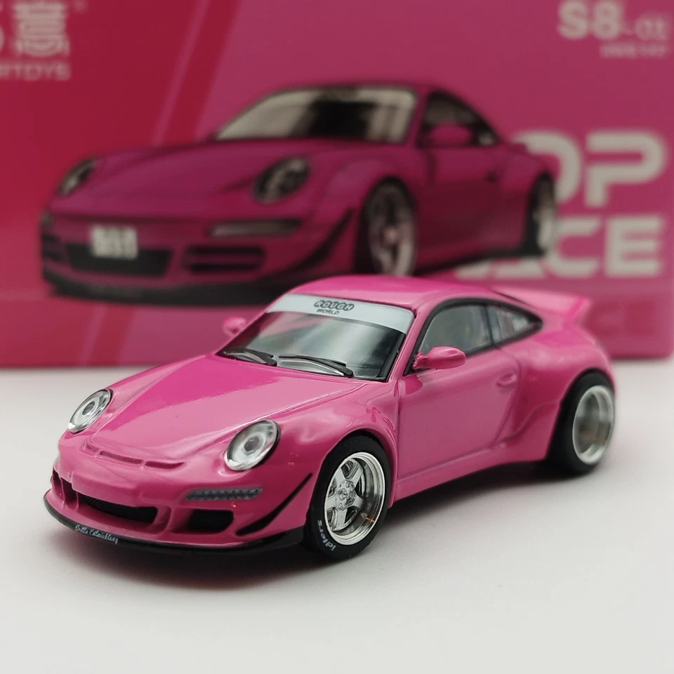 Pop Race 1/64 Porsche 911 RWB 997 Pink – 2025 – Neuf - Photo 2/4