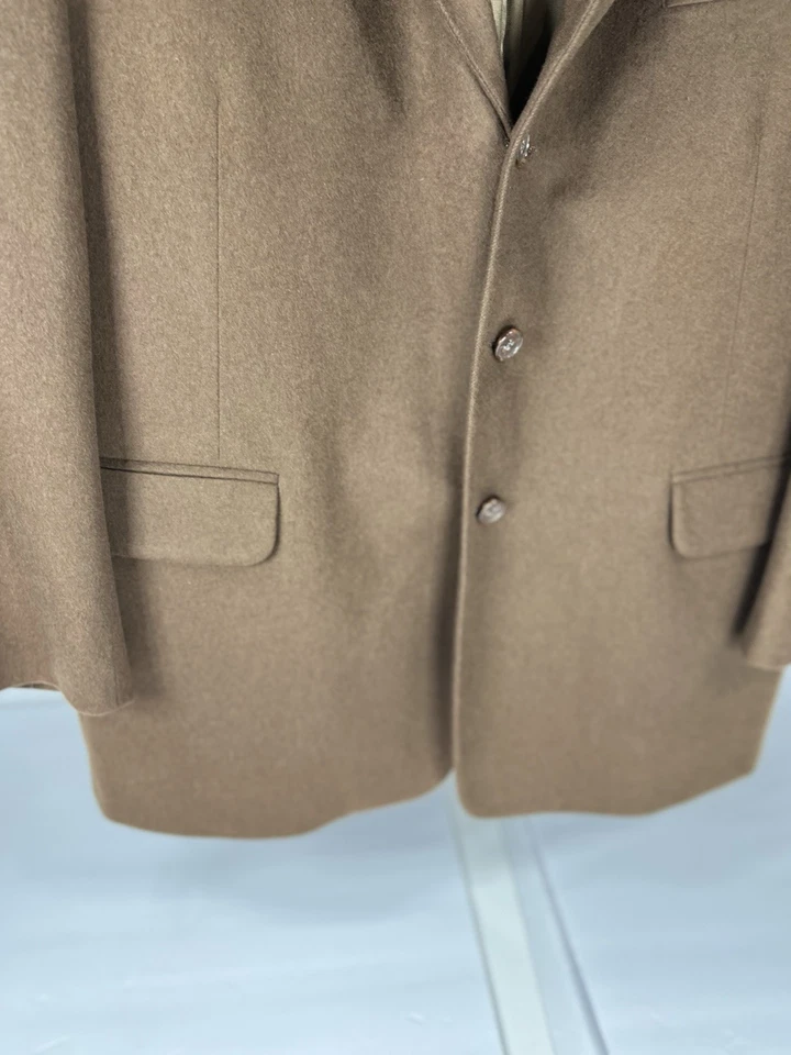 FIORAVANTI Hombre’s 100% CACHEMIRA Abrigo Deportivo Traje Chaqueta Blazer 44 Foto 3 de 4