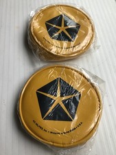 New Rare Vintage Kc Hilites Chrysler 5 Inch Round Soft Light Covers Yellow 5431