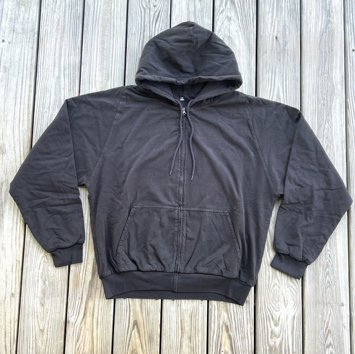 トップス yeezy gap black zip up hoodie Yeezy Gap Zip Up Exclusive Hoodie Black Men's Large | eBay