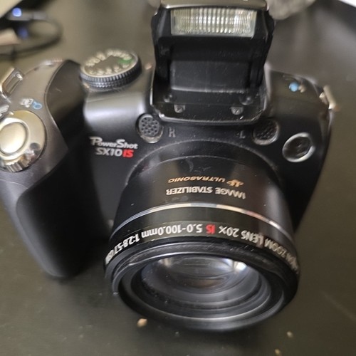 Canon PowerShot SX10 IS 10.0MP Digital Camera - Black TESTED WORKS GREAT - Bild 2 von 10