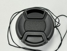 Unused Universal 49mm Front Lens Cap Center Pinch with Strap From JAPAN