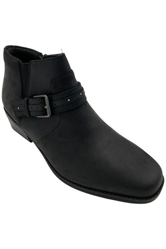 Clarks Collection Women's Danyelle Wish Ankle Boot Black Oily Leather