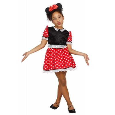 Micky Mickey Minny Minni Minnie Maus Mouse Disnay Kleid Kostüm Kinder Haarreif