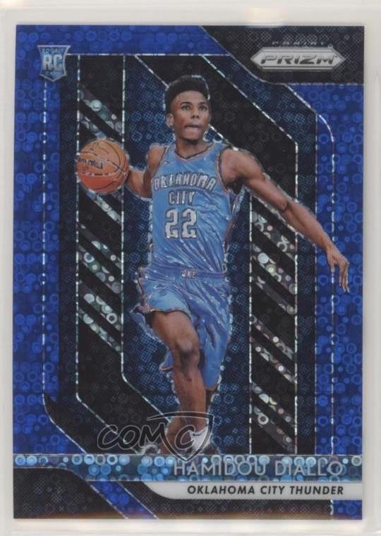 2018-19 Panini Prizm Fast Break Blue Prizm 20/175 Hamidou Diallo #9 2d9