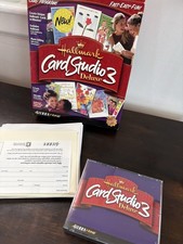 Hallmark Card Studio 3 Deluxe 2001 Vintage - Free Ship