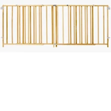 North States Extra-Wide Swing Pet Gate Wood 60" - 103" x 27"
