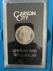 1883-CC Carson City Uncirculated  Morgan Silver Dollar with Box & COA — photo 3