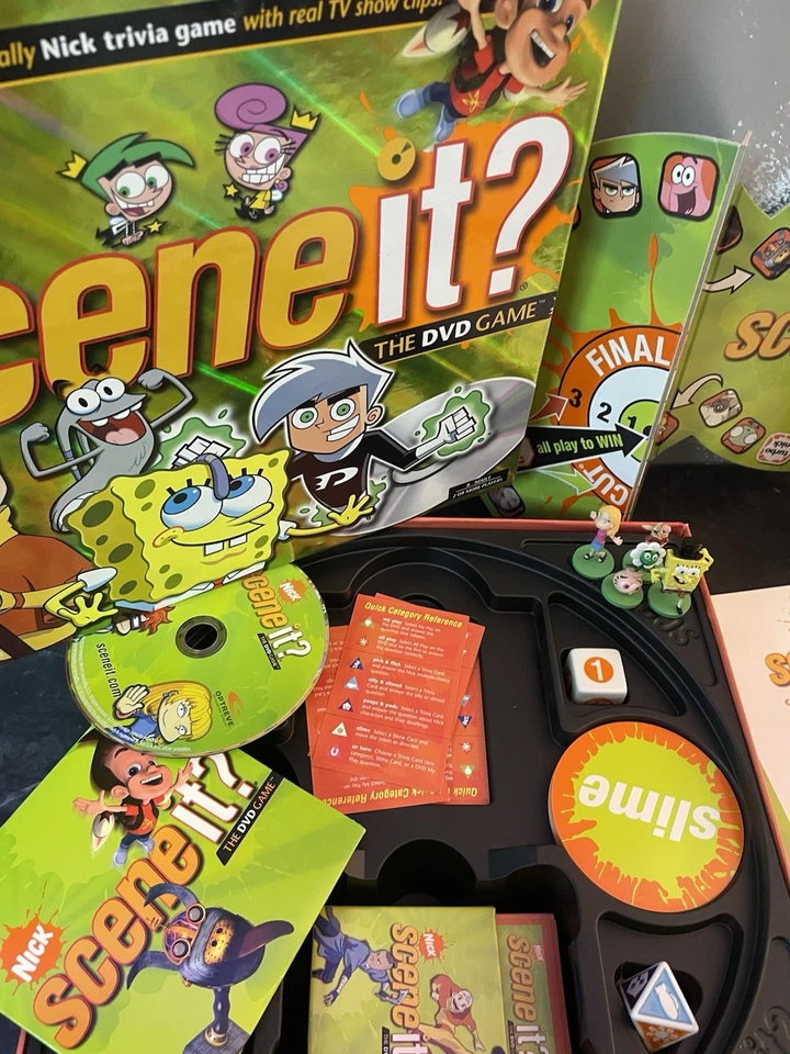 Nick Scene It Interactive DVD Board Game Nickelodeon By Screenlife Complete GC - Image 2 of 4