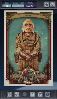 Star Wars Card Trader Merchant & Smuggler Red Boxloader 500cc SR - Kuil