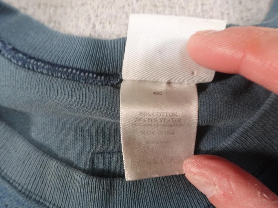 Sudadera De Colección Everlast Para Hombres XL Azul Gimnasio Entrenamiento Levantamiento de Pesas Hecha en EE. UU. 90s Foto 4 de 4