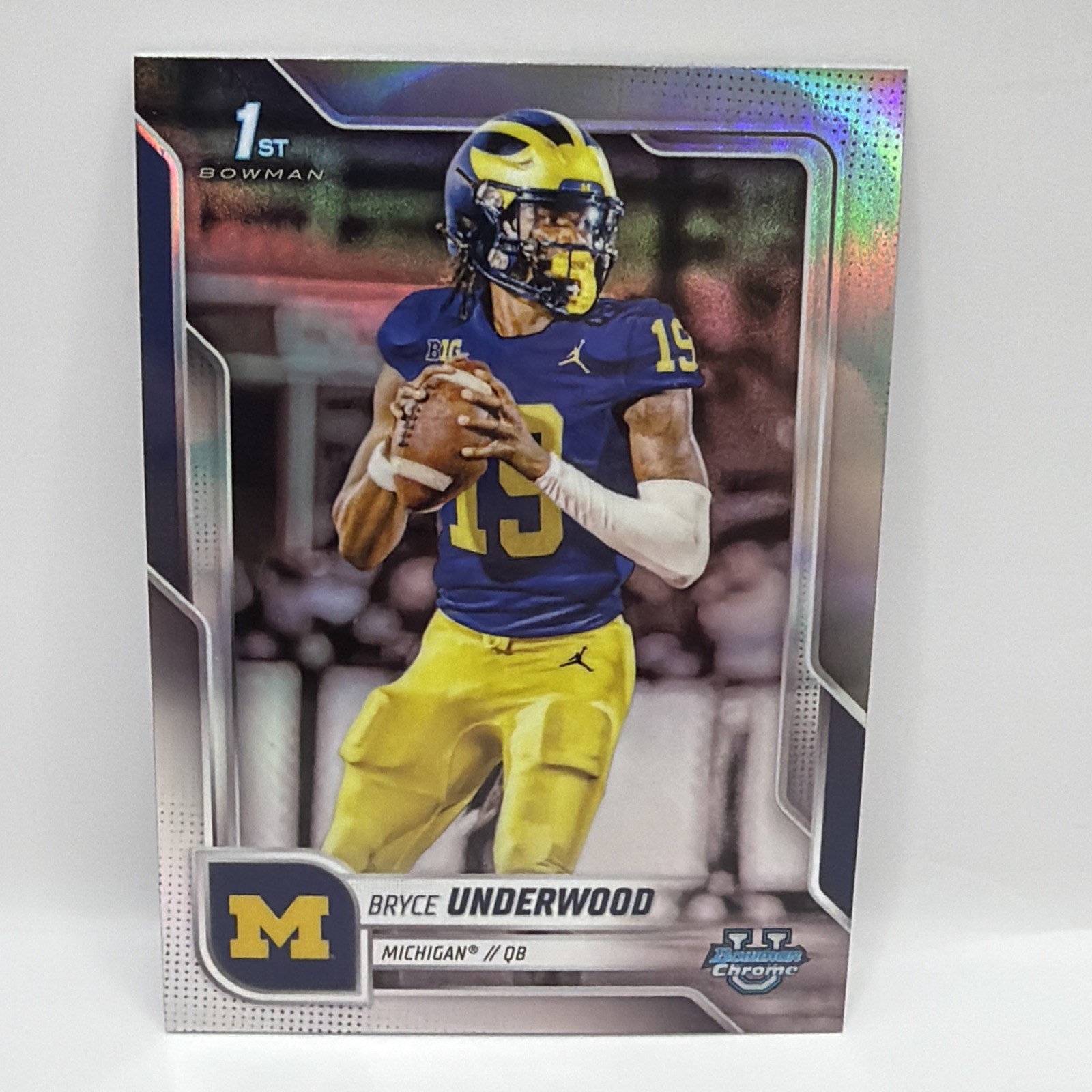 2025 Bowman University Chrome - Bryce Underwood #196 Refractor (RC)